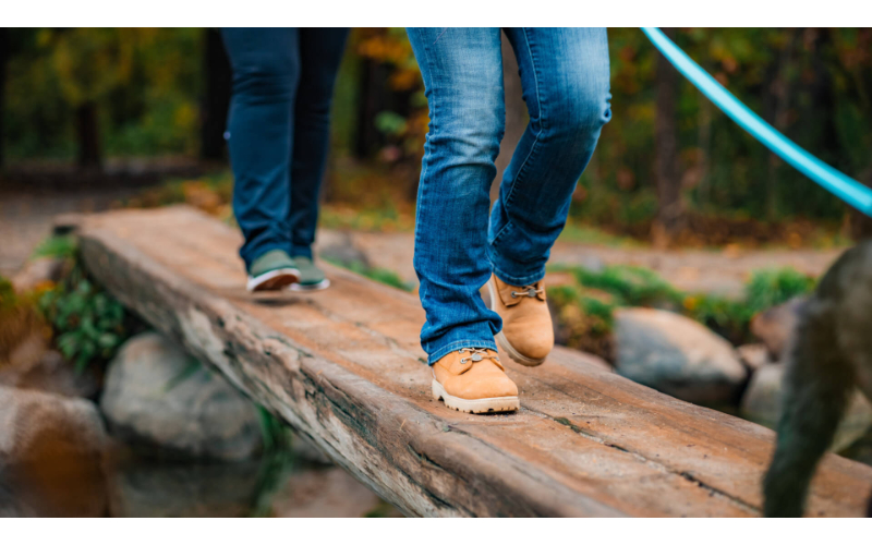 Outdoor Hiking In The Fall Minnesota