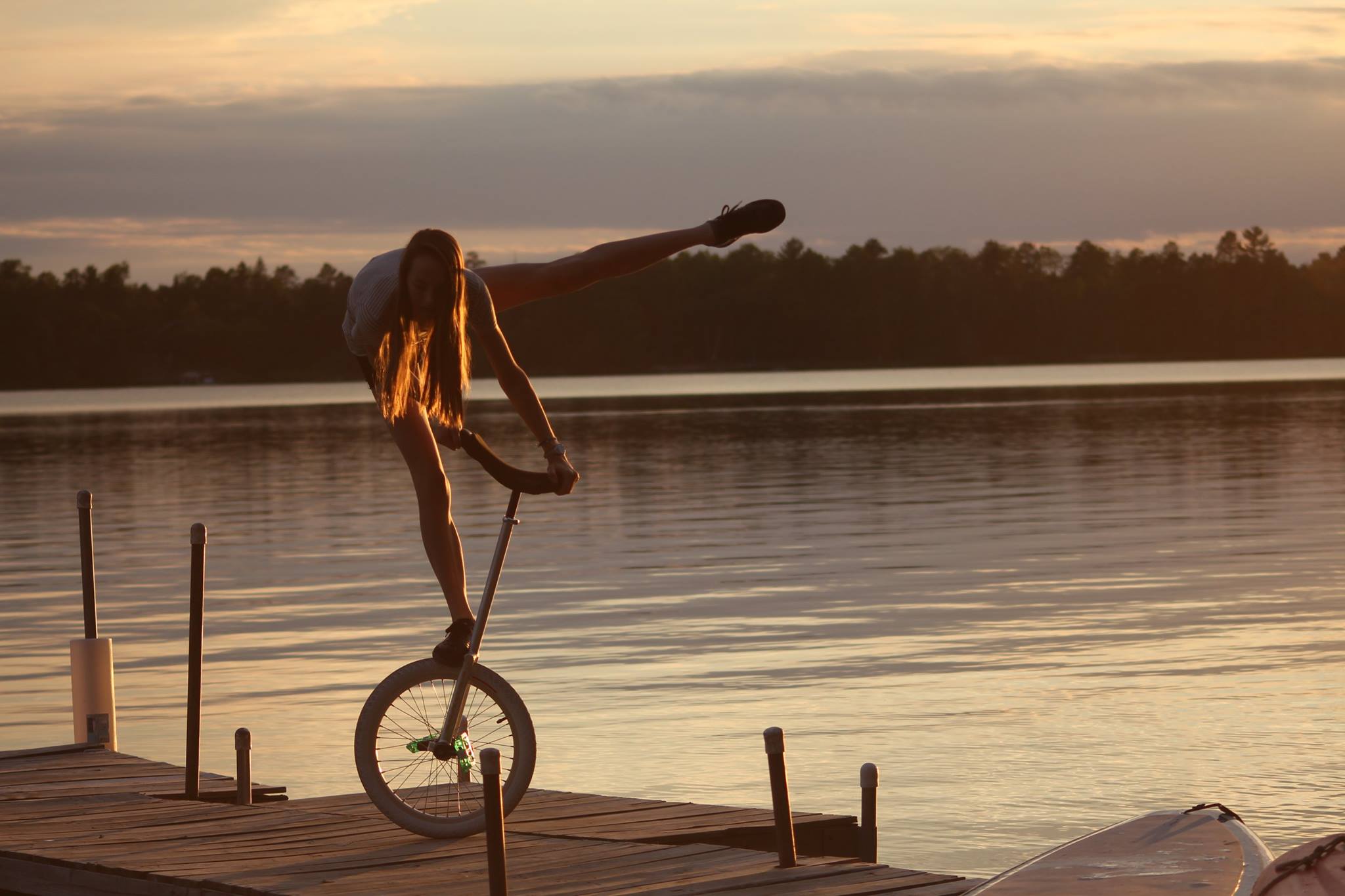 Unicycle Sunset 1