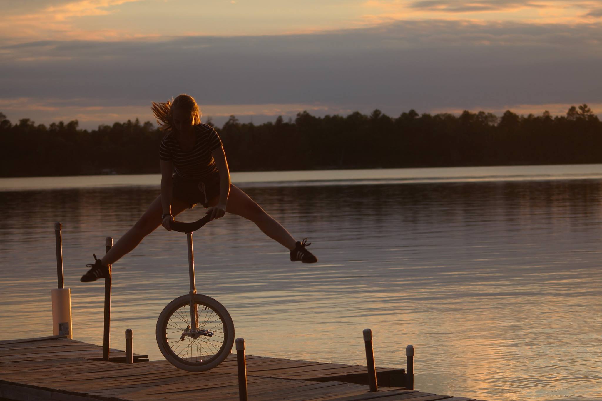 Unicycle Sunset 2