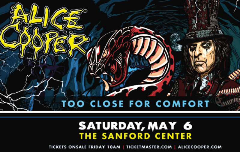 Alice Cooper Sanford Center Visit Bemidji